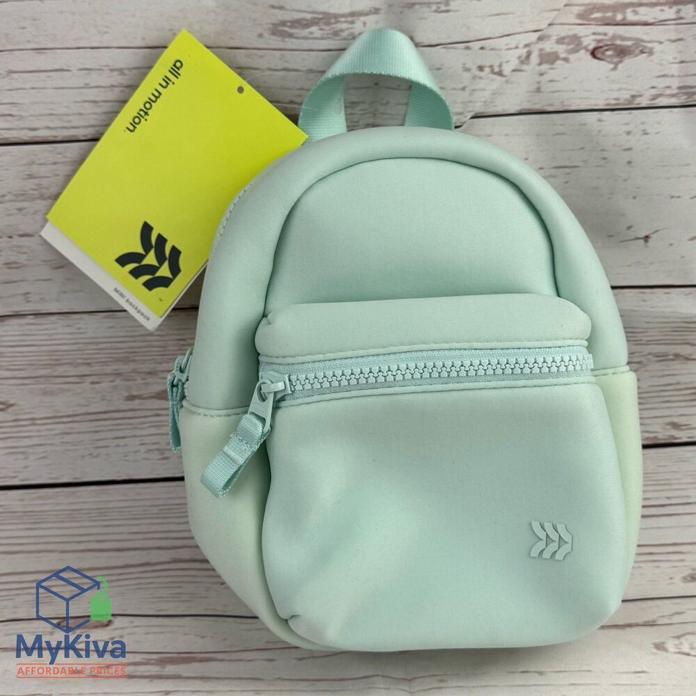 Mini Backpack All In Motion Neoprene Light Mint Green 4 Liter Water Resistant